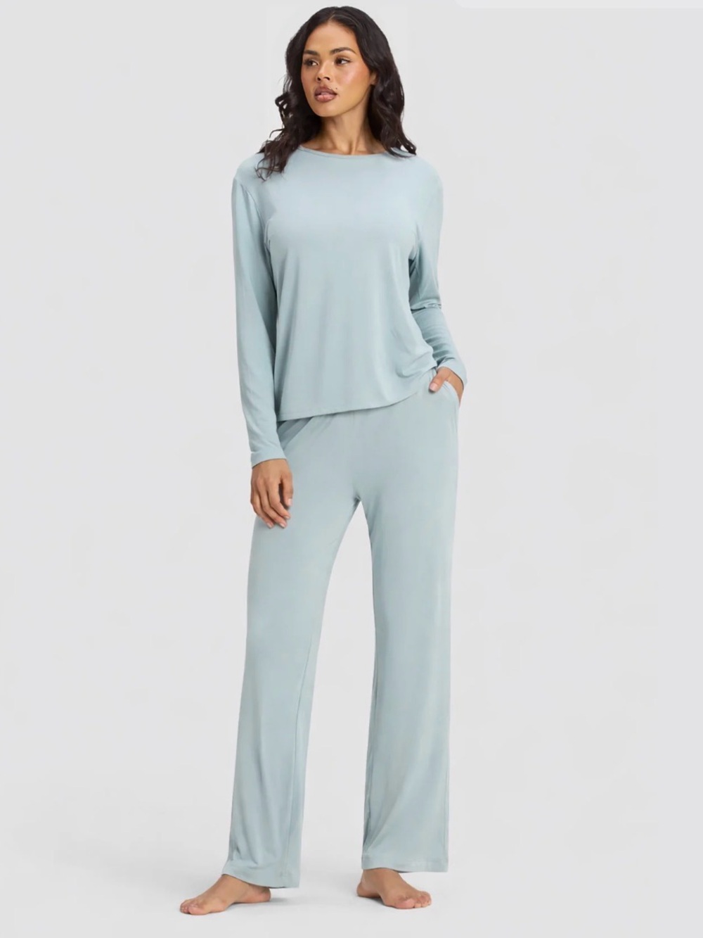 Cozy Earth Lounge Set Long Sleeve Top and Pants Sz Small